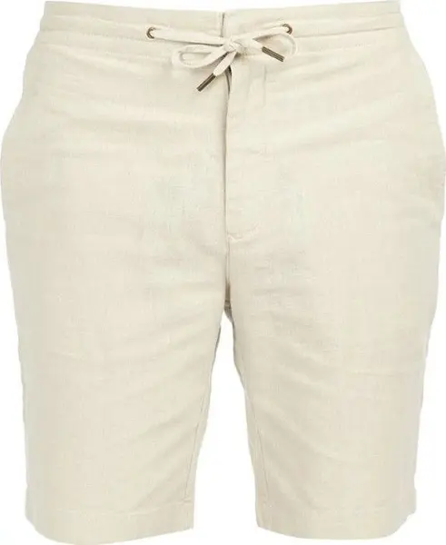 M's Linen Shorts Light Stone