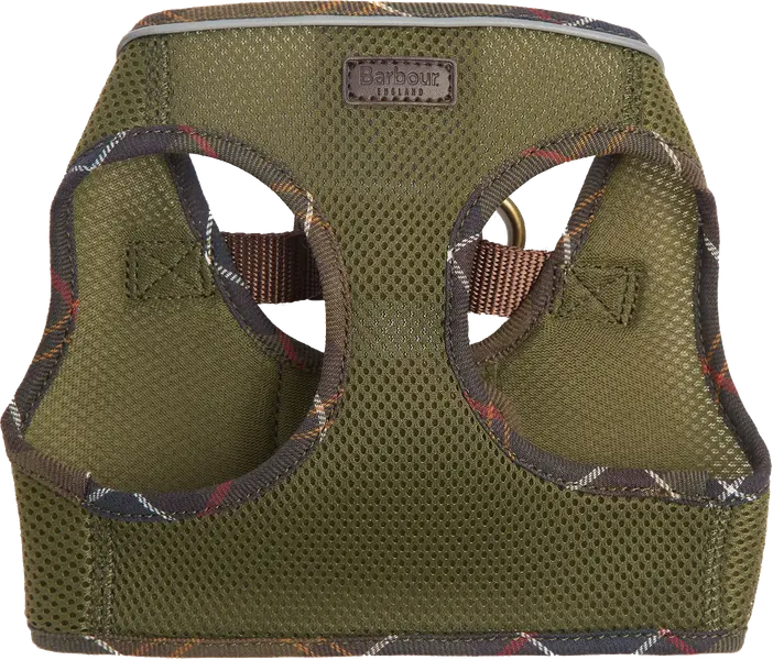 Mesh Dog Harness Olive
