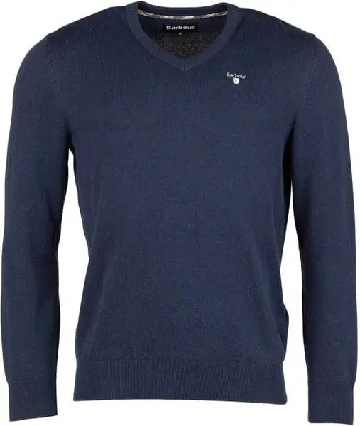 M's Organic V-Neck Navy