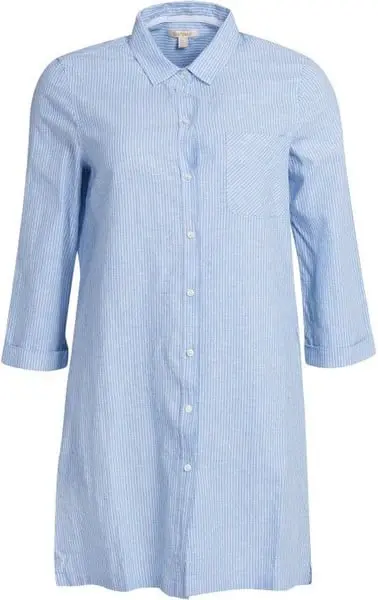 W's Seaglow Dress Chambray Stripe