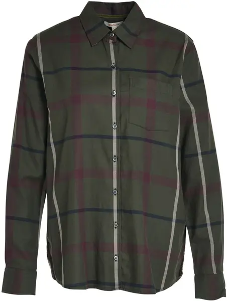 W's Oxer Check Shirt Olive/Black Check