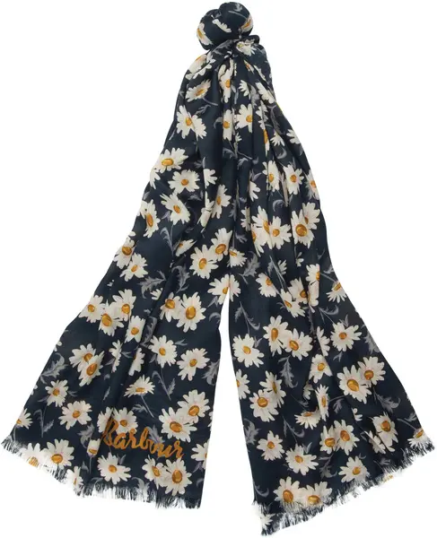 W's Daisy Print Wrap Navy