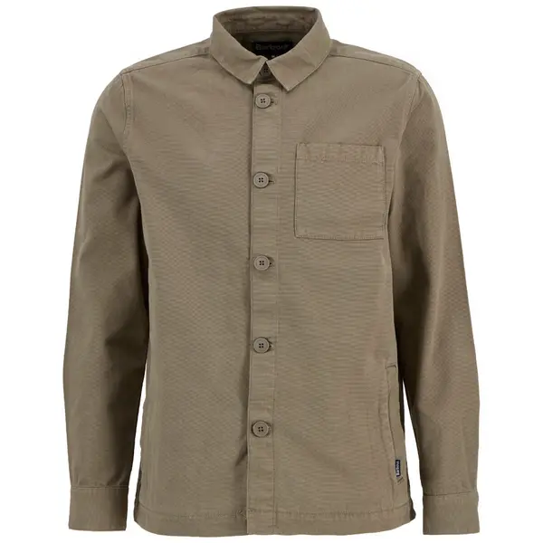 Washed Overshirt Smokey Olive