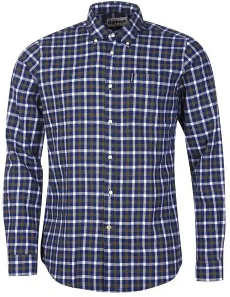 M's Linen Mix 3 Tailored Inky Blue