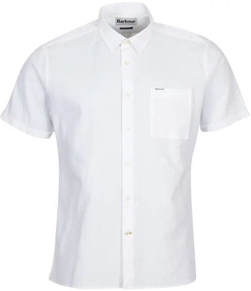 M's Nelson S/S Summer Shirt White