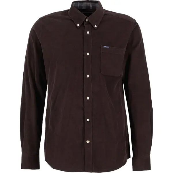 M's Ramsey Cord Tailored Shirt Dark Oak