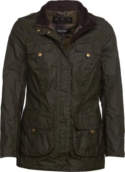 W's Lightweight Defence Waxed Cotton Jacket Archive Olive/Classic