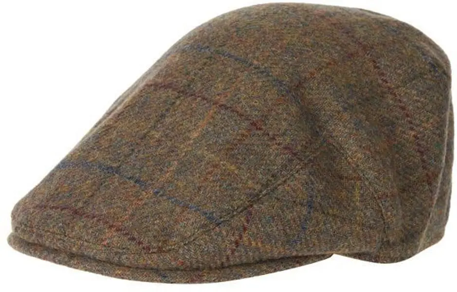 Crieff Cap Brown/Red/Blue