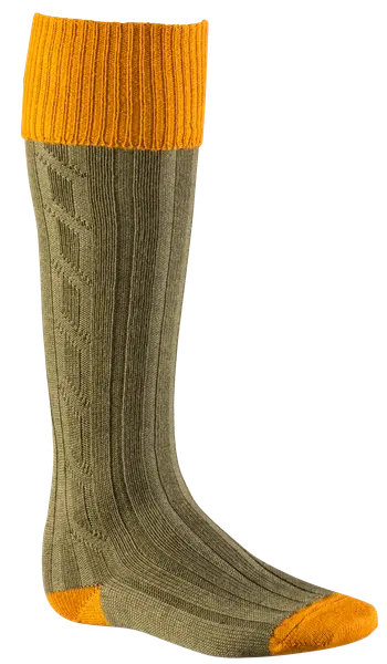 M's Shooting Sock Ochre/Olive