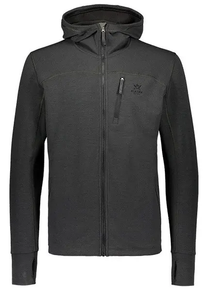 M's Merino Hoodie Dark Grey