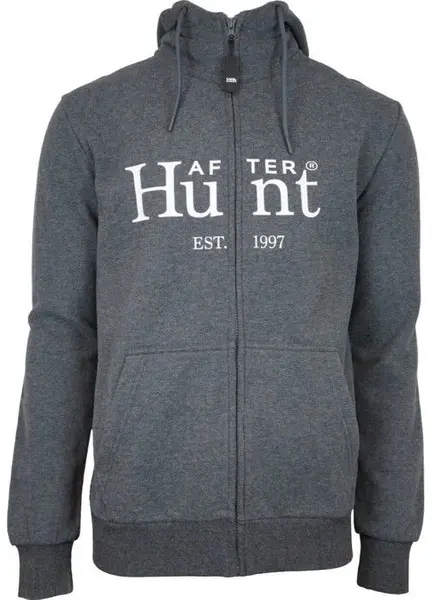 Hoodie Zipper Basic Grey