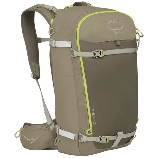 M's Soelden 32L Skidryggsäck Olive Tan/Earl Grey