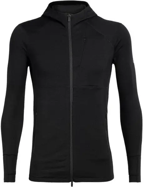 M's Quantum II LS Zip Hood Black