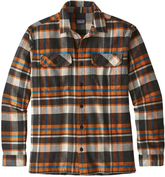 M's L/S Fjord Flannel Shirt Basin Marigold