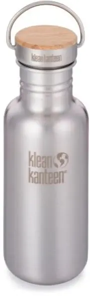 Reflect Narrow 532 ml (w/Bamboo Cap) Brushed Stainless