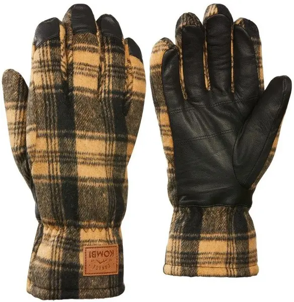 The Timber Mens Glove Buffalo Plaid Mustard