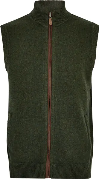 M's Upperwood Woolmix Gilet Olive