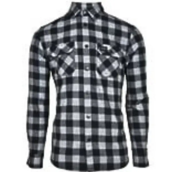 Flanellskjorta Dark Grey/Black