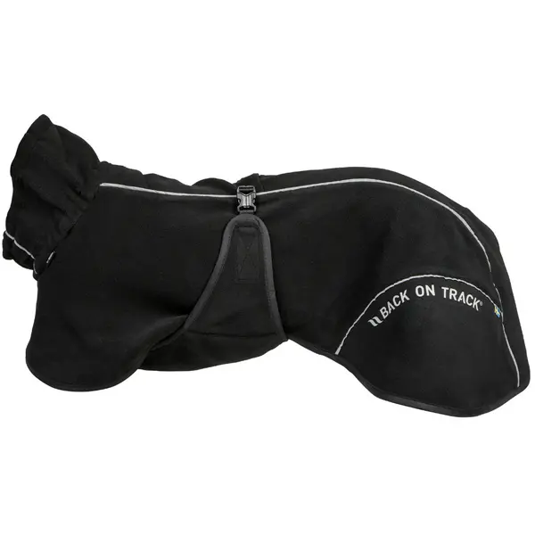 Bay Fleece Coat Low Set Tail 55-65 cm Black