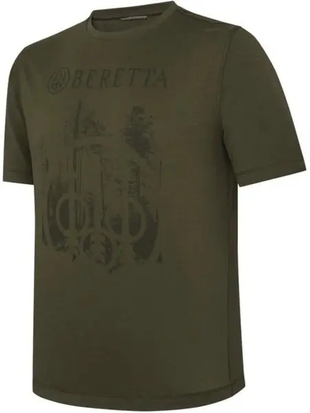 M's Outline T-Shirt Dark Olive