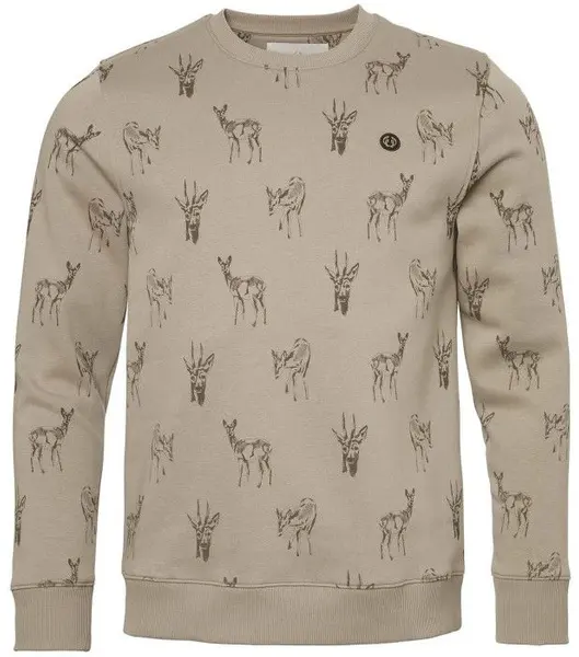 M's Deer Sweatshirt Close up Deer