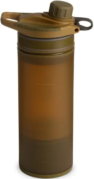 GeoPress Purifier Bottle Coyote Brown