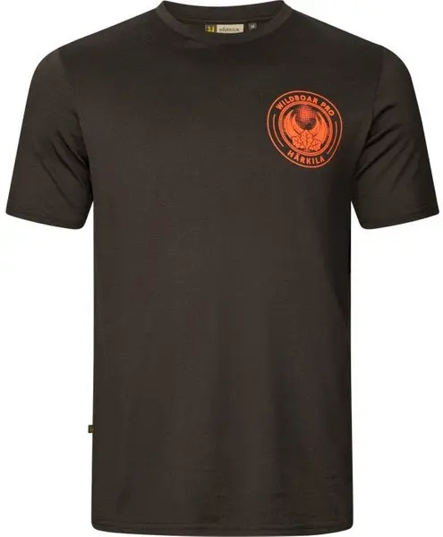 M's Game Short-Sleeved T-Shirt Shadow Brown Wildboar