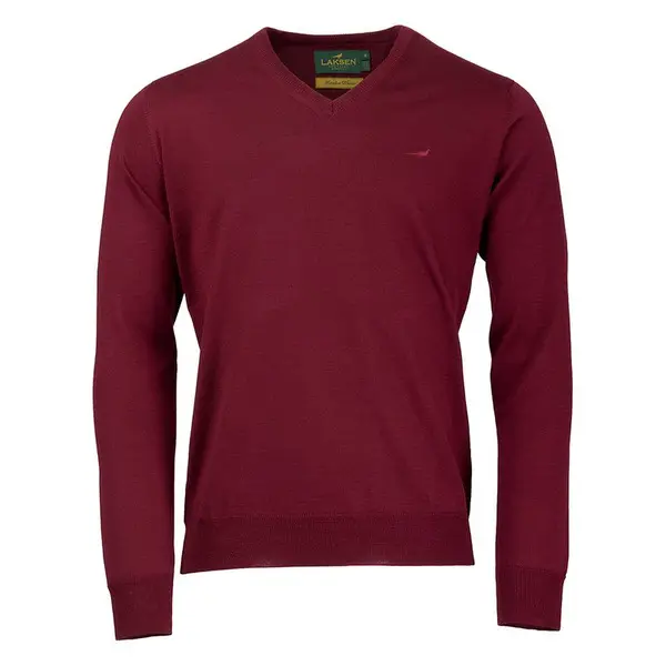 M's Sussex V-Neck Bordeaux