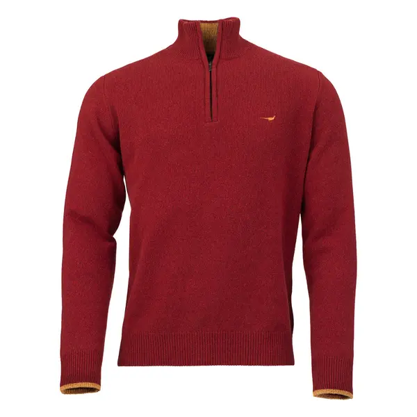M's Brompton Zip Neck Wine