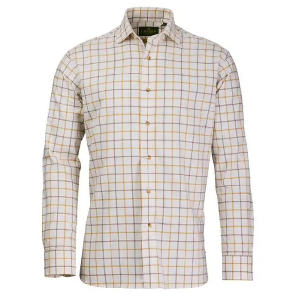M's Edgar Brushed Organic Cotton Shirt