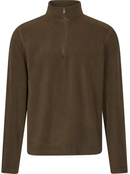 M's Benjamin Half Zip Fleece Sweater Dark Brown