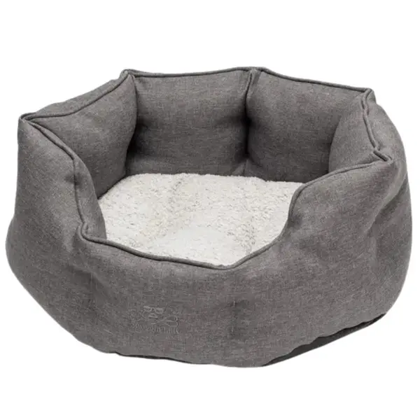 Hundeseng Mjukis Lysegrå S