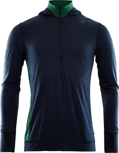 Aclima LightWool Hoodie Man Navy Blazer / Eden