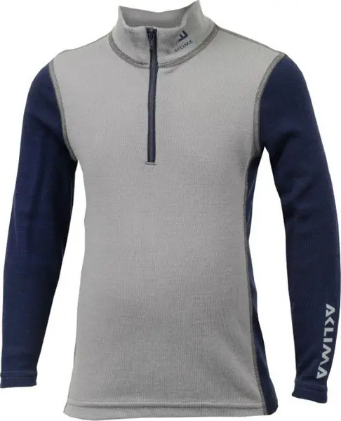 Warmwool Mockneck Children Frost/Peacoat