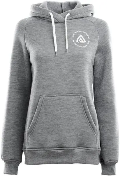 Aclima FleeceWool Hoodie Woman Grey Melange