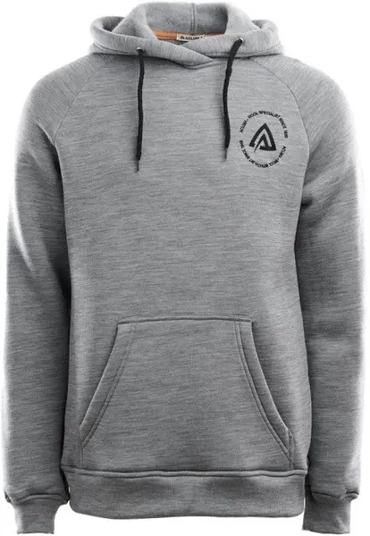 Woolfleece Hoodie Man Grey Melange