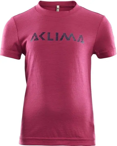 Aclima LightWool T-shirt Children Cerise