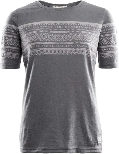 Aclima DesignWool MARIUS T-shirt Woman Castle Rock / Paloma Grey