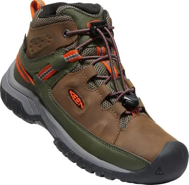 Junior Targhee Mid Waterproof Dark Earth/Forest Night