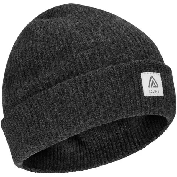 Reborn Felted Beanie Dark Grey Melange
