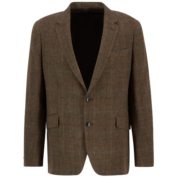 M's Sullivan Moons Check Blazer Brown