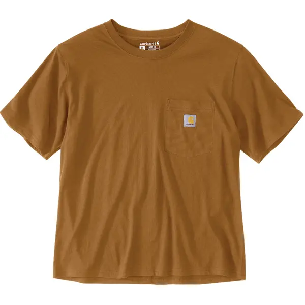 Carhartt W's Lightweight S/S Crewneck T-Shirt Carhartt® Brown