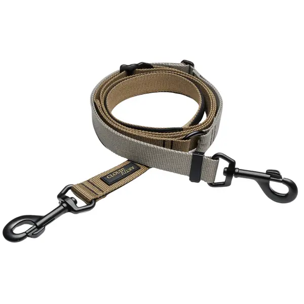 L-1-Hands-Free-Leash L Khaki / Grey