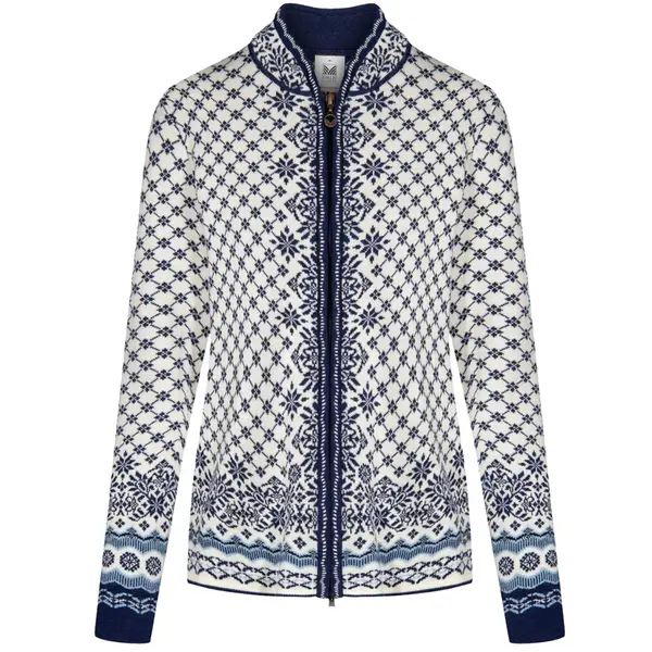 W's Solfrid Fem Jacket Offwhite Electricstorm Navy
