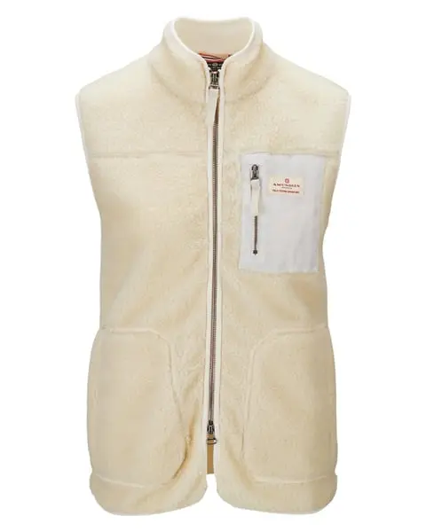 Heroes Wool Fleece Vest Womens Snow White