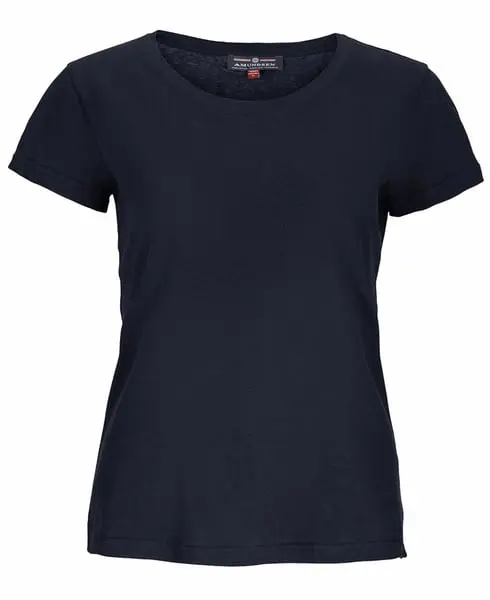 Linen Tee Womens Faded Navy