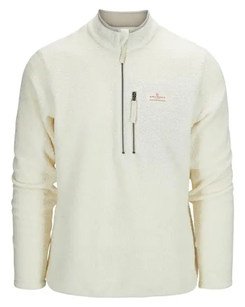 Hut Half Zip Mens Oatmeal