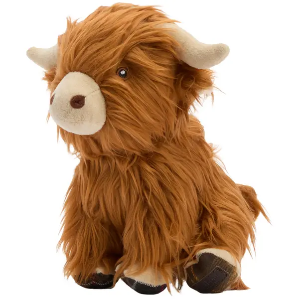 Dog Highland Cow Toy Brown/classic