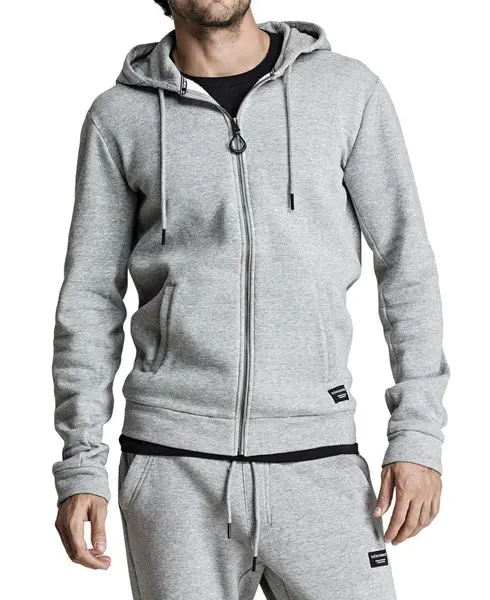 BB Centre Hoodie Light Grey Melange