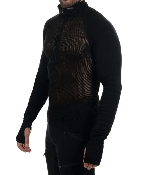 Arctic Zip Combatshirt Black